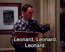 gif The Big Bang Theory sheldon cooper penny leonard hofstadter