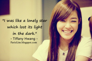 Tiffany Hwang's Quote