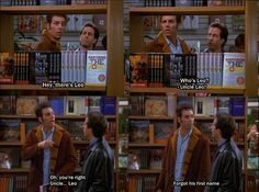 Seinfeld quote - Kramer forgets Jerry's Uncle Leo, 'The Bookstore ...