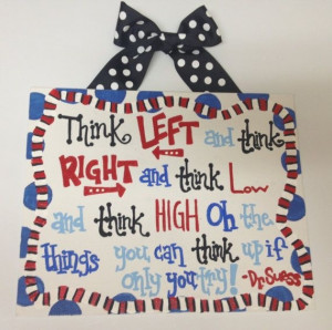 ... teacher kids room sign decor Dr. Seuss quotes on Etsy, $25.00 by olga