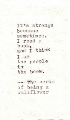 abbyslion:The perks of being a wallflower.