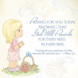 Precious Moments MESSAGE