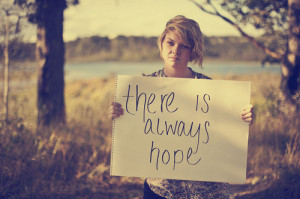 There is Always Hope, Inspiring Image