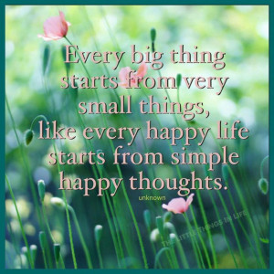 Happy Thoughts for Today | Start your day today with happy thoughts ...