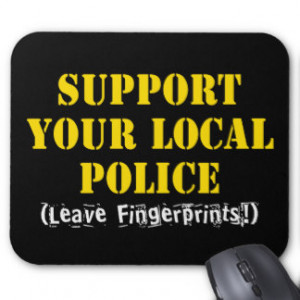 Criminals And Sentences Funny Law Enforcement Slogan Mousemat