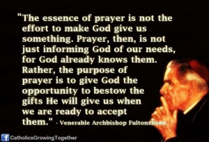 archbishop fulton sheen quotes | Venerable Archbishop Fulton J. Sheen ...