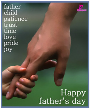 Father Child Patience trust time love pride joy....!!!