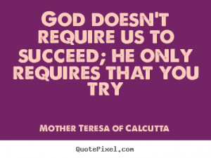 success quote from mother teresa of calcutta make your own quote ...