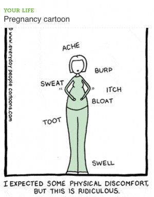 Wordless Wednesday: Funny Pregnancy Cartoons