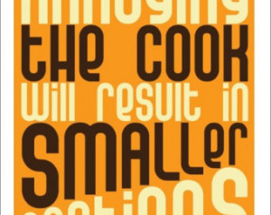 Kitchen Art Print, Kitchen Quote, 1 1x14 Typography, Orange, Green, or ...