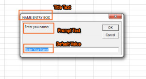 Alternatives of UserForm in Excel: InputBox & MsgBox Functions