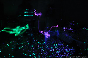 Spring Neighborhood Party and Glow Stick Madness