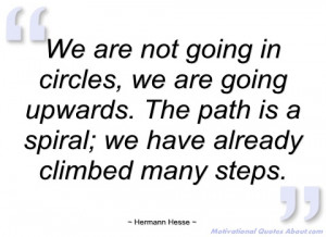 we are not going in circles hermann hesse