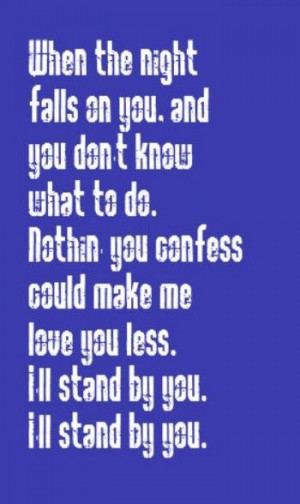 ll STAND BY YOU~THE PRETENDERS