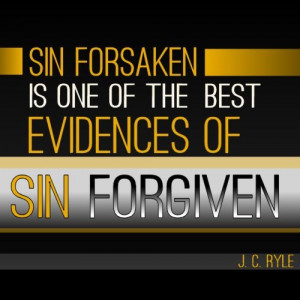 Quote from J. C. Ryle. From the Crossway Twitter Feed.