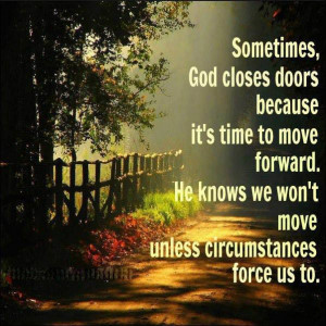 Myspace Graphics > God Quotes > sometimes God closes doors Graphic
