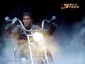 Film - Ghost Rider Johnny Blaze Nicolas Cage Sfondo