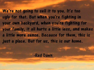 best red dawn quote