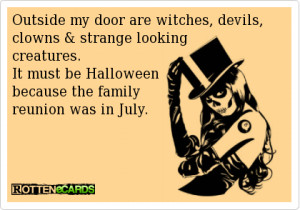 family reunion was in july