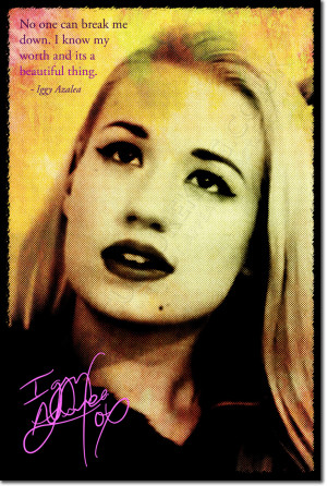 Details about IGGY AZALEA SIGNED ART PRINT PHOTO POSTER AUTOGRAPH GIFT ...