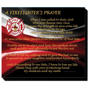 Firefighters Prayer Wallpaper