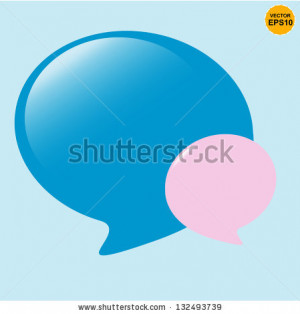Bubble balloons quote. Vector Background - stock vector