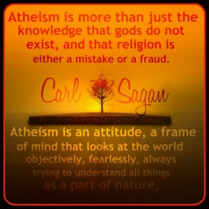 Atheism is an attitude.