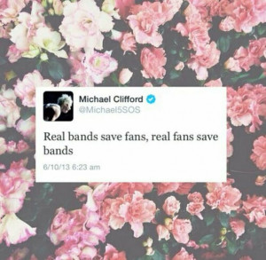 Michael Clifford Real Bands Save Fans
