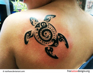 Polynesian Shoulder Tattoo