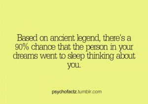Ancient legend has it....
