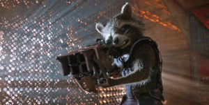 ... Rocket Raccoon, a gun-toting rascal with a lot of spunk voiced by