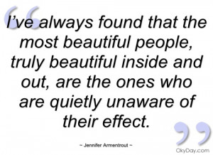 ve always found that the most beautiful jennifer armentrout