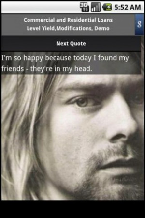 View bigger - Kurt Cobain quotes for Android screenshot