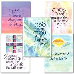 ... sympathy assortment two each of five sympathy cards with envelopes