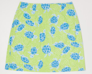 Lilly Pulitzer Sea Turtle Skirt Women's 6