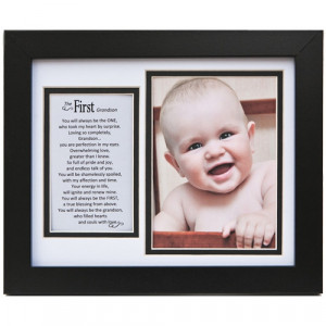 1st Grandson Picture Frame with Poem