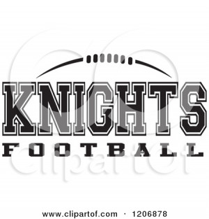... -Black-And-White-American-Football-And-KNIGHTS-Football-Team-Text.jpg