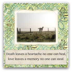 Free printable horse sympathy cards @ Simple Sympathy