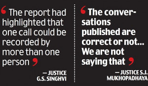 On Rohatgi stressing that every conversation with Radia was private ...