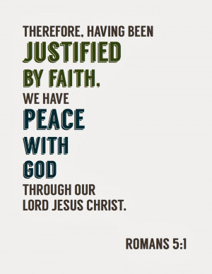 Free Romans 5:1 Printable
