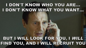 Liam Neeson is Offering to Endorse You on LinkedIn