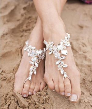 Stunning barefoot sandals from Arianna