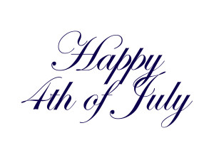 Happy 4th July Logo