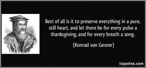 Konrad von Gesner Quote