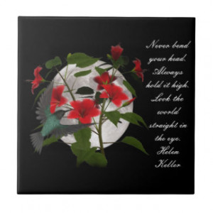 Hummingbird Quote Tile