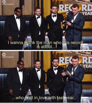 Sam Smith's acceptance speech was everything on imgfave