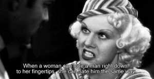 jean harlow #old hollywood #china seas #hate #love #gif #black and ...