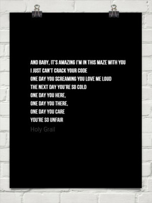 Holy Grail Lyrics - Jay Z and Justin Timberlake | song lyrics, music ...