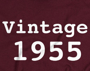 60th birthday 60th birthday party shirt for men and women vintage 1955 ...