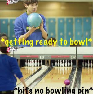 kpop exo tao bowling Kris baekhyun chanyeol taoris fake subs baekyeol ...